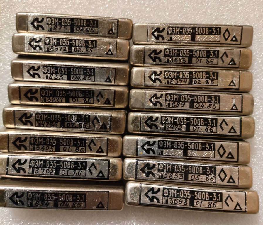 Электромеханический кварцевый фильтр 500 пол ФЭМ-035-500-3,1В