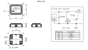 Кварцевый генератор 26000 КГц - NT2520SA-26MHZ 02-025 2.4V SIN 10Kom/10pf Кварцевый генератор 26000 КГц - NT2520SA-26MHZ 02-025 2.4V SIN 10Kom/10pf