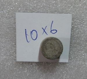 Ультразвуковой пьезоэлемент из пьезокерамики 10x6,3мм ДИСК ЦТС-19