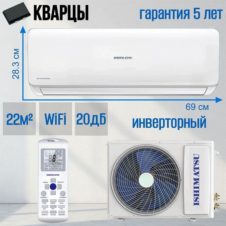 Сплит-система ISHIMATSU AVK-07I OSAKA WIFI