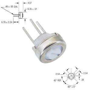Резистор подстроечный 3329H-1-471 470 Ом (СП3-19А)