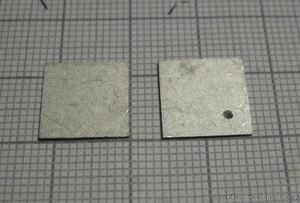 Ультразвуковой пьезоэлемент из пьезокерамики 12x12x0,5мм Пластина ЦТС-19 125кгц 4400пф Ультразвуковой пьезоэлемент из пьезокерамики 12x12x0,5мм Пластина ЦТС-19 125кгц 4400пф
