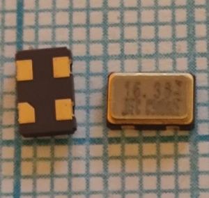 Кварцевый генератор 16,384 МГц - 16384 SMD05032C4 T/CM 3,3В MSO5032L MEC