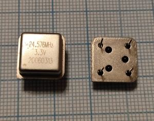 Кварцевый генератор 24,576 МГц - 24576 HALF T/CM 3,3В SSP