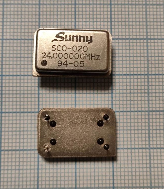 Кварцевый генератор 24 МГц - 24000 FULL T/CM 5В SCO-020 SUNNY