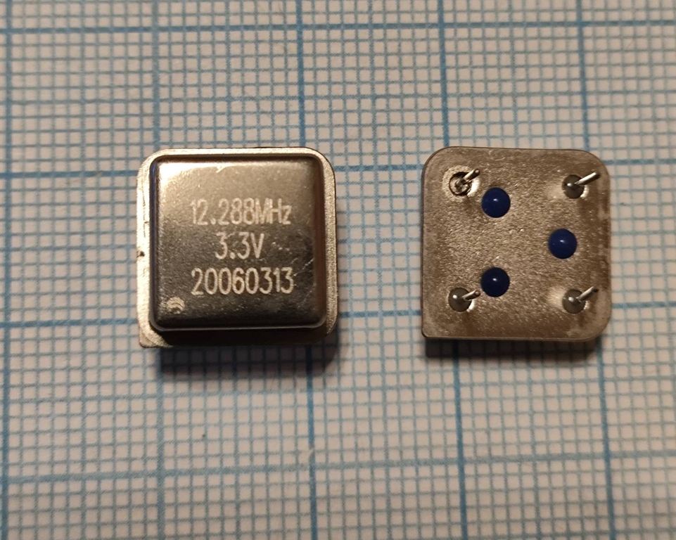 Кварцевый генератор 12,288 МГц - 12288 HALF T CM3.3В OSC8