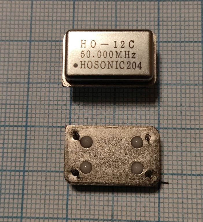 Кварцевый генератор 50 МГц - 50000 FULL T/CM 5В HO-12C HOSONIC