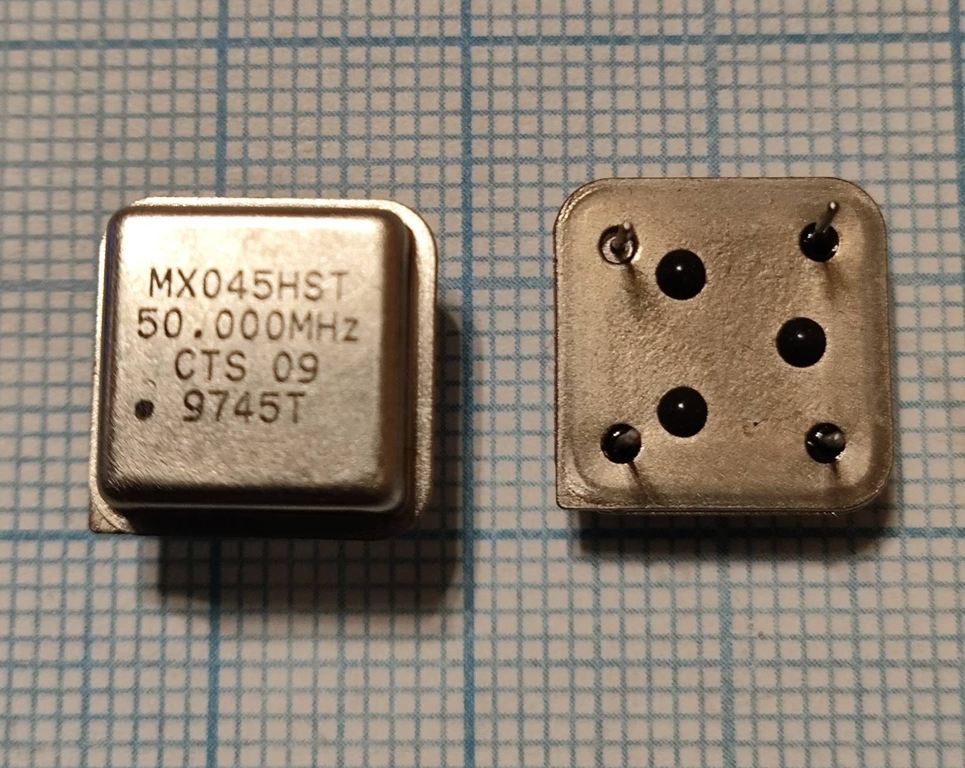 Кварцевый генератор 50 МГц - 50000 HALF T/CM 5В MXO45HST CTS
