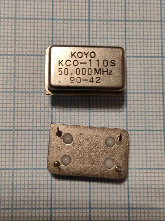 Кварцевый генератор 50 МГц - 50000 FULL TTL 5В KCO-110S KOYO