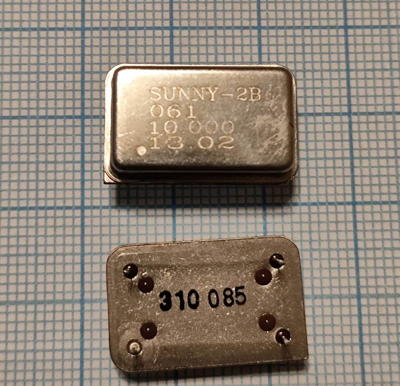 Кварцевый генератор 10,000 МГц - 10000 FULL T/CM 5В SCO-02B SUNNY