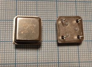 Кварцевый генератор 14745,6 КГц - HHC50ATW-14,7456MHz DIL-8 (HALF) 5в TTL/CMOS KDK