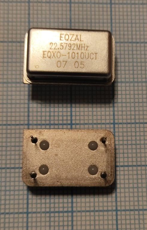 Кварцевый генератор 22,5792 МГц - 22579,2 FULL T/CM 5В  EURO QUARTZ