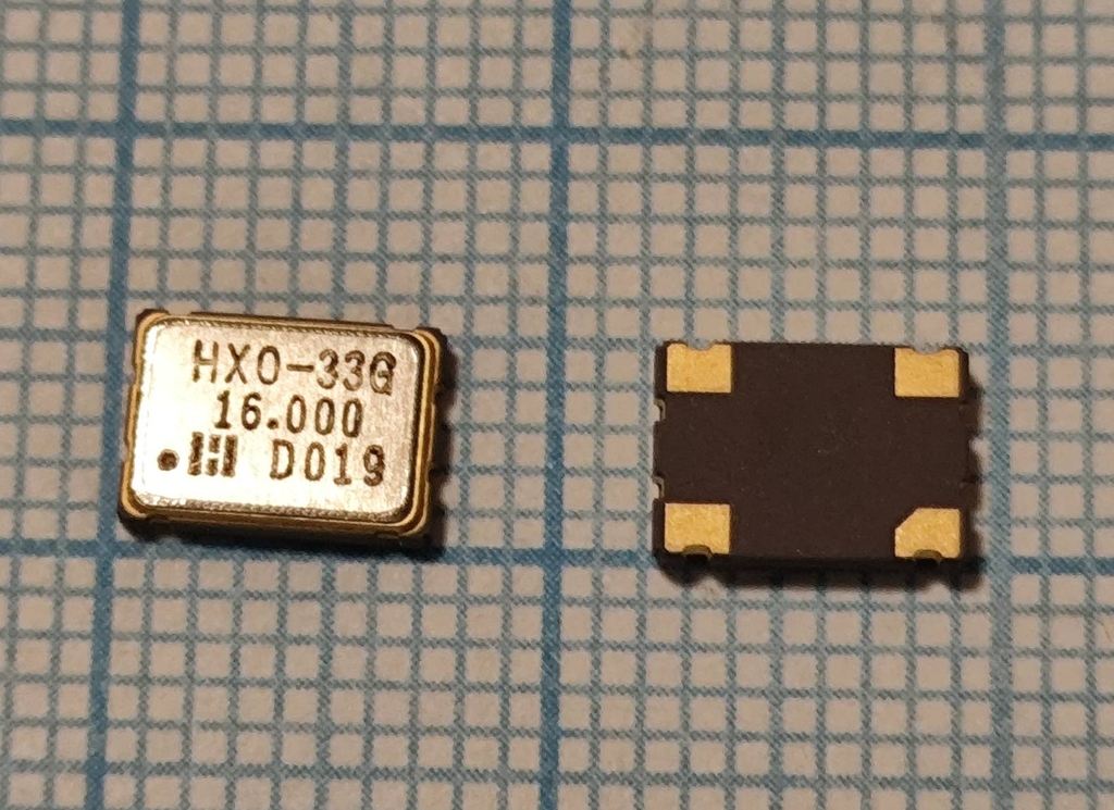 кварцевый генератор 16000 КГц - HXO-33G16.0000WNS Hosonic
