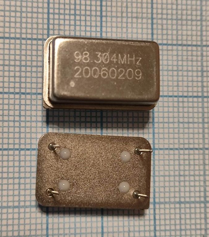 Кварцевый генератор 98,304 МГц - 98304FULL T/CM 5В FXO-F FT