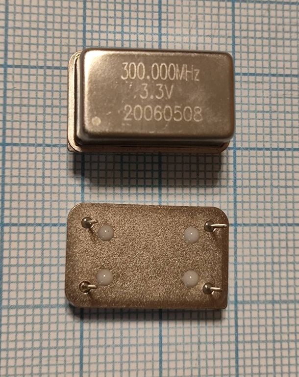 Кварцевый генератор 300 МГц - 300000 FULL T/CM 5В FXO-F FT