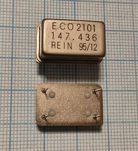 Кварцевый генератор 147,436 МГц - 147436 FULL ECL 5В ECO2101 REIN