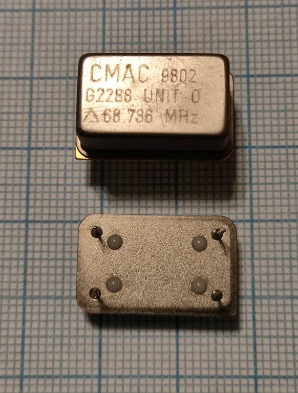 Кварцевый генератор 68,736 МГц - 68736 FULL CM 5В VCXO C-MAC Golledge