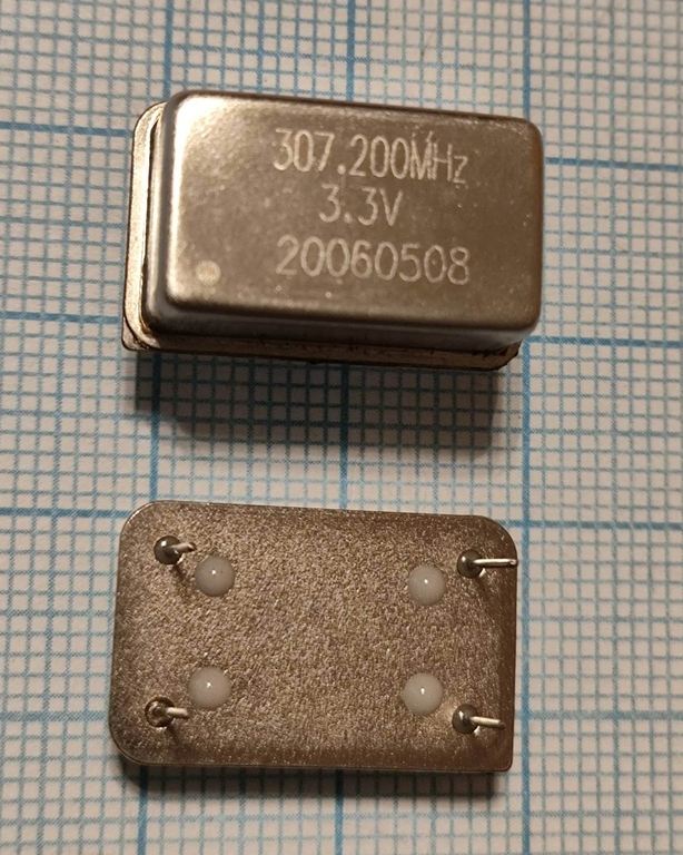 Кварцевый генератор 307,2 МГц - 307200 FULL T/CM 5В FXO-F FT