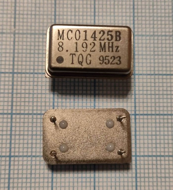 Кварцевый генератор 8,192 МГц - 8192 FULL TTL 5В MCO-1425B TQG
