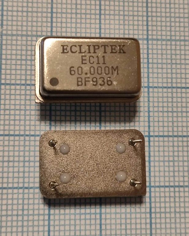 Кварцевый генератор 60,000 МГц - 60000 FULL T/CM 5В EC1100 ECLIPTEK