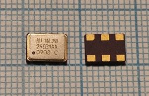 Кварцевый генератор 106,25 МГц - 106250 SMD07050C6 PECL 3,3В OC7EC10625EBAXX