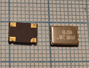 Кварцевый генератор 16,384 МГц - 16384 SMD07050C4 T/CM 3,3В 3SWO-DT MEC