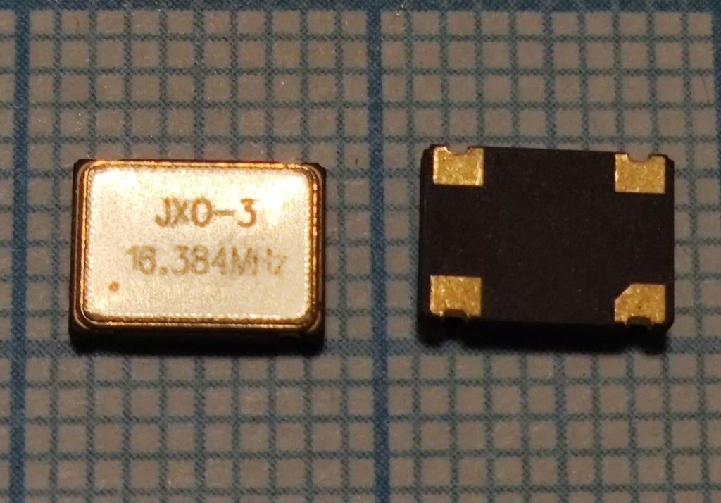 Кварцевый генератор 16,384 МГц - 16384 SMD07050C4 T/CM 3,3В SO-7050 AEC