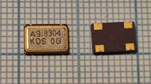 Кварцевый генератор 9.8304 МГц - 9830.4 SMD07050C4 T/CM 3,3В DSO751SR KDS Кварцевый генератор 9.8304 МГц - 9830.4 SMD07050C4 T/CM 3,3В DSO751SR KDS