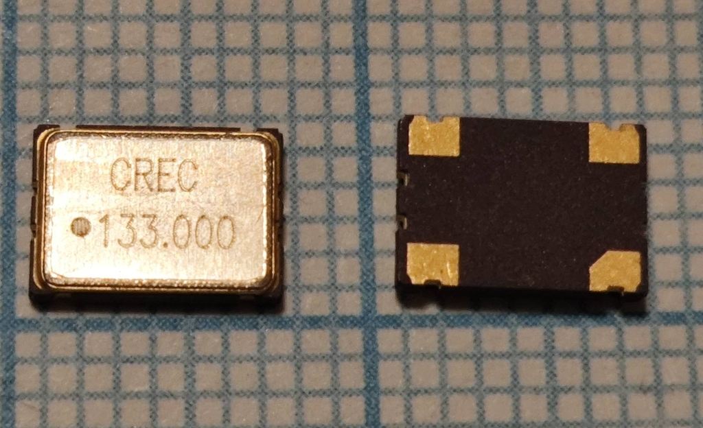 Кварцевый генератор 133 МГц - 133000 SMD07050C4 T/CM 3,3В CREC OMA