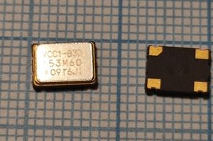 Кvарцеvый генератор 153600 SMD 07-05 3.3v кмоп CTS VCC1-B3D Кvарцеvый генератор 153600 SMD 07-05 3.3v кмоп CTS VCC1-B3D