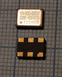 Кварцевый генератор 122.880MHz - 122880KHz VCXO SMD07050C6 PECL 3,3В Vectron