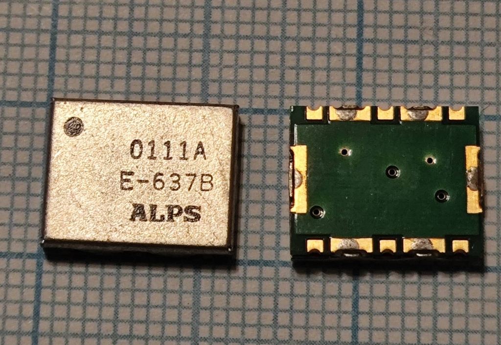 Кварцевый генератор 637 МГц - 637000 VCO URAE8-637B ALPS