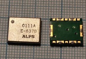 Кварцевый генератор 637 МГц - 637000 VCO URAE8-637B ALPS