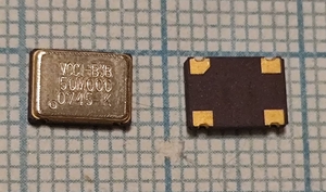 Кварцевый генератор 50M - 50000K SMD 07-05 5v кмоп CTS VCC1-A3B