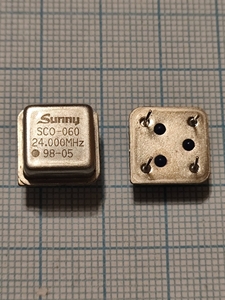 Кварцевый генератор 24 МГц - 24000 HALF T/CM 5В SCO-060 SUNNY