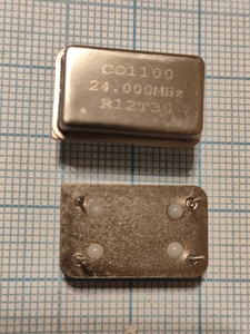 Кварцевый генератор 24МГц - 24000 FULL TTL 5В CO1100 RALTRON
