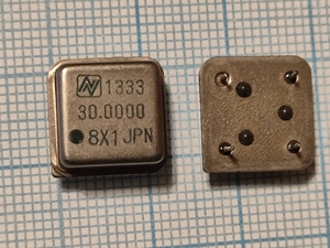 Кварцевый генератор 30 МГц - 30000 HALF NDK