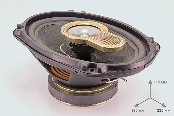 Динамическая головка 235x165x110\ 4\200\мет/бум\2C\YDT1623-06\пара