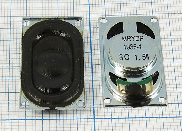 Динамическая головка 35x19x 6\  8\1,5\мет/бум\2C\MRYDP1935-1