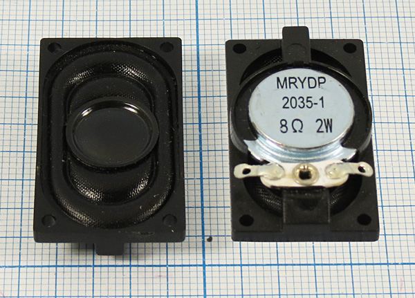 Динамическая головка 35x20x 8\  8\2,0\пл/бум\2C\MRYDP2035-1