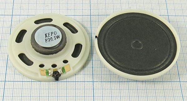 Динамическая головка 50x10\  8\0,5\пл/бум\2C\KPSP50105PF-08-0,5G