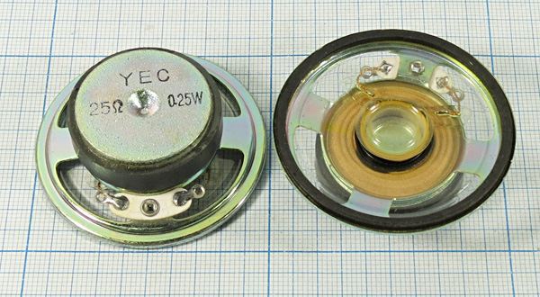 Динамическая головка 50x17\ 25\0,25\мет/пл\2C\YD50-1B\YEC