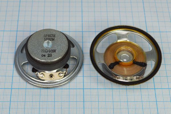 Динамическая головка 50x18\ 32\0,3\мет/пл\2C\VS50180R32F500P03