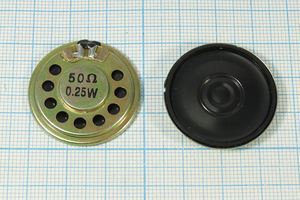 Динамическая головка 30x 4\ 50\0,25\мет\2C\DXI30N-A\(50Ohm 0.25W) Динамическая головка 30x 4\ 50\0,25\мет\2C\DXI30N-A\(50Ohm 0.25W)