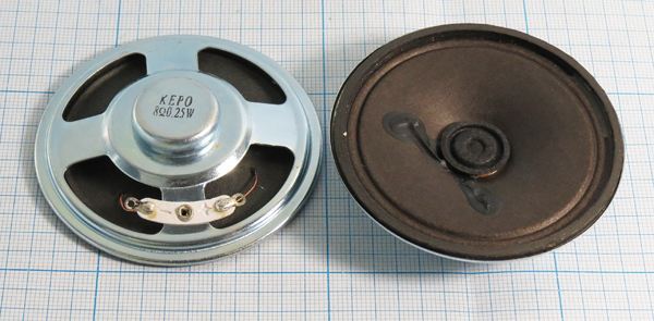 Динамическая головка 66x15\ 8\0,25\мет/бум\2C\KPSP66140MN-08-0,25G