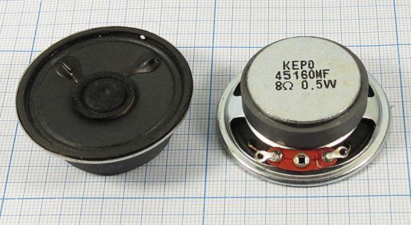 Динамическая головка 45x16\  8\0,5\мет/бум\2C\KPSP45160MF-08-0,5G