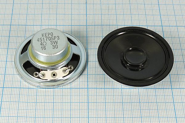 Динамическая головка 45x17\  4\3,0\мет/пл\2C\KP45170SP3R4-WP\KEPO