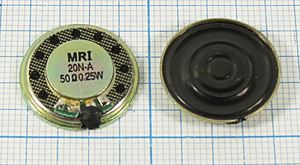 Динамическая головка 20x 3\ 50\0,25\мет/пл\2C\MRI20N-A\[20-8S]