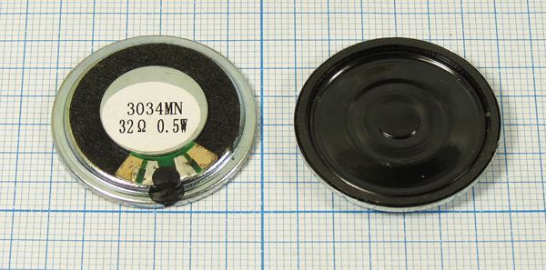Динамическая головка 30x 4\ 32\0,5\мет\2C\KPSP3034MN-32-0,5E\KEPO