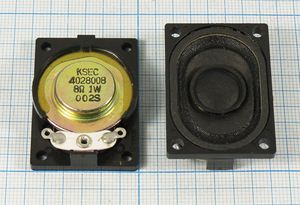 Динамическая головка 40x28x11\ 8\1,0\пл/бум\2C\KDS-4028008\KINGST Динамическая головка 40x28x11\ 8\1,0\пл/бум\2C\KDS-4028008\KINGST